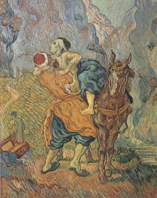 Vincent Van Gogh The Good Samaritan (nn04) oil painting picture